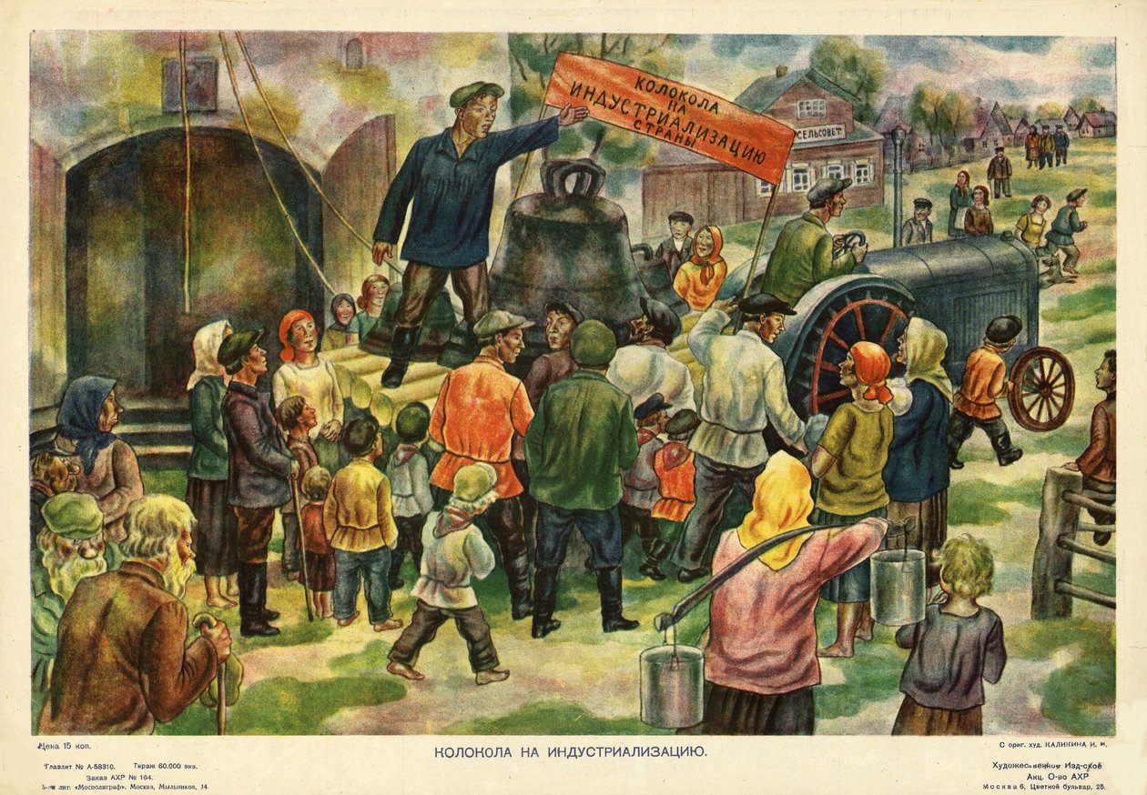 Kellot teollistumiseen, 1931. tekijältä Ivan Ivanovich Kalikin