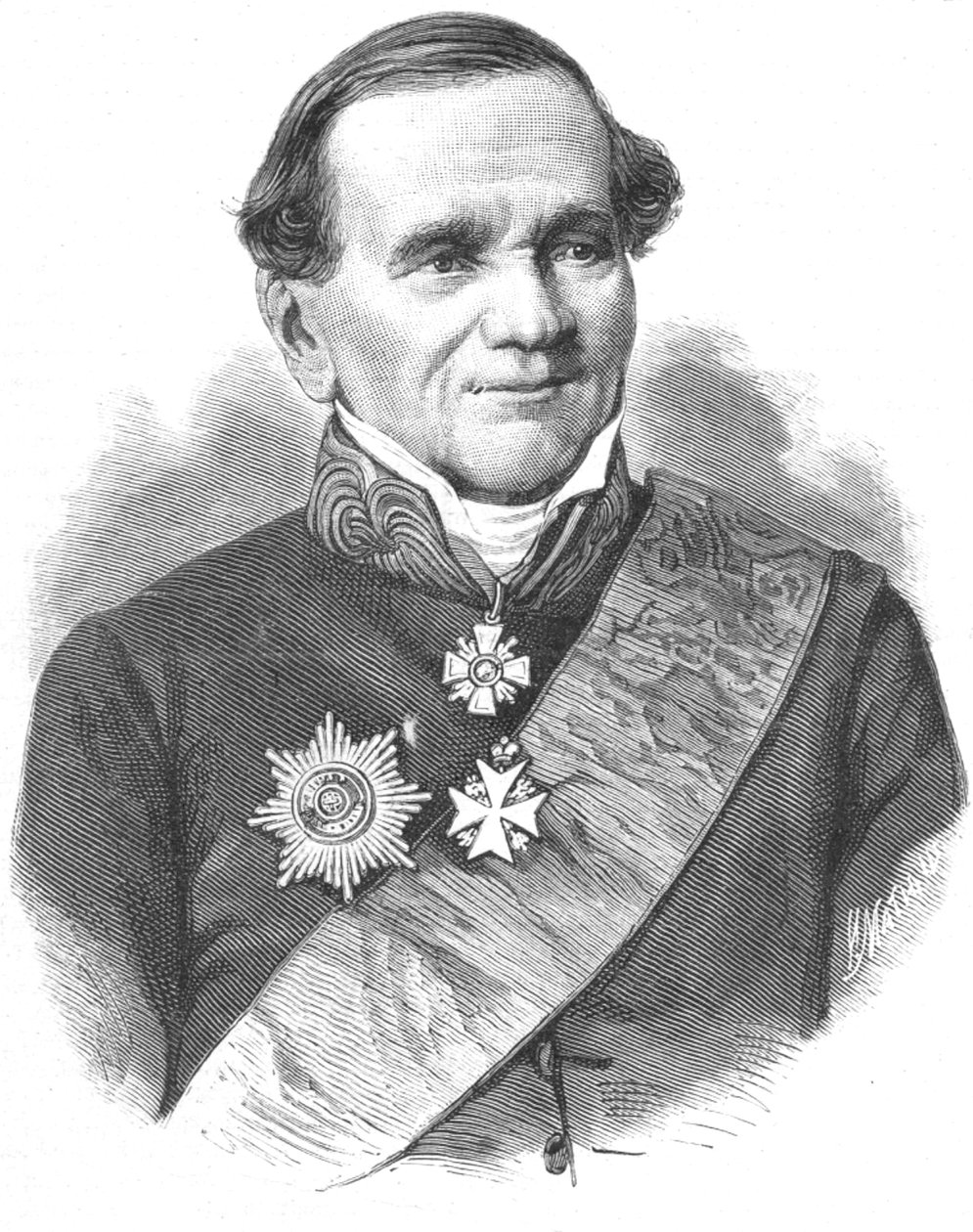 Fjodor Nikolajevitš Glenn 18-180 tekijältä Ivan Ivanovich Matyushin