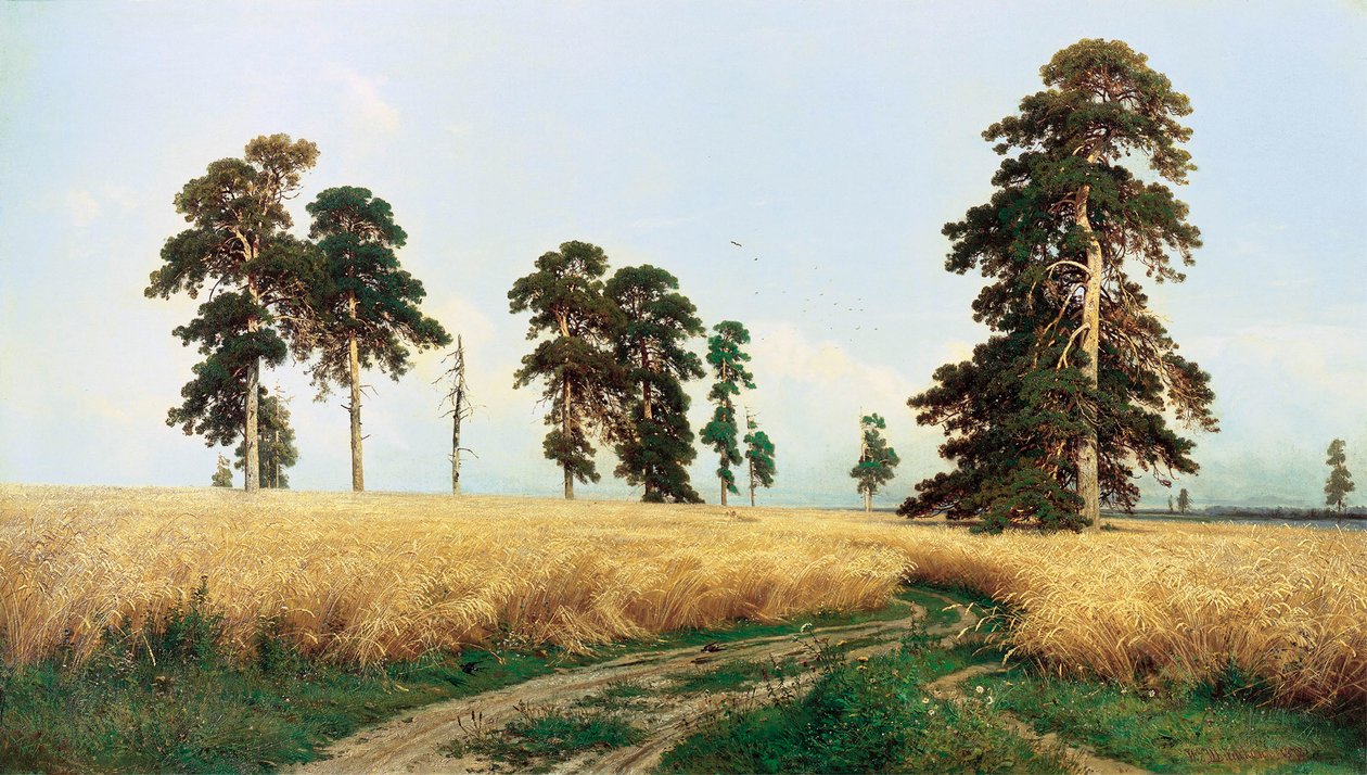 Ruispelto, 1878. tekijältä Ivan Ivanovich Shishkin