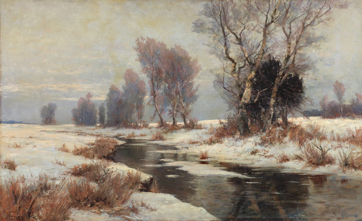 Kevätmaisema, 1890-luku. tekijältä Ivan Ivanovich Yendogurov