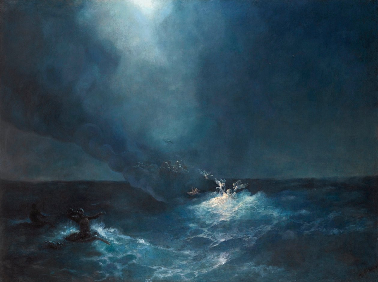 Ivan Aivazovskin (1817-1900) maalaus "Afroditen syntymä" tekijältä Ivan Konstantinovich Aivazovsky