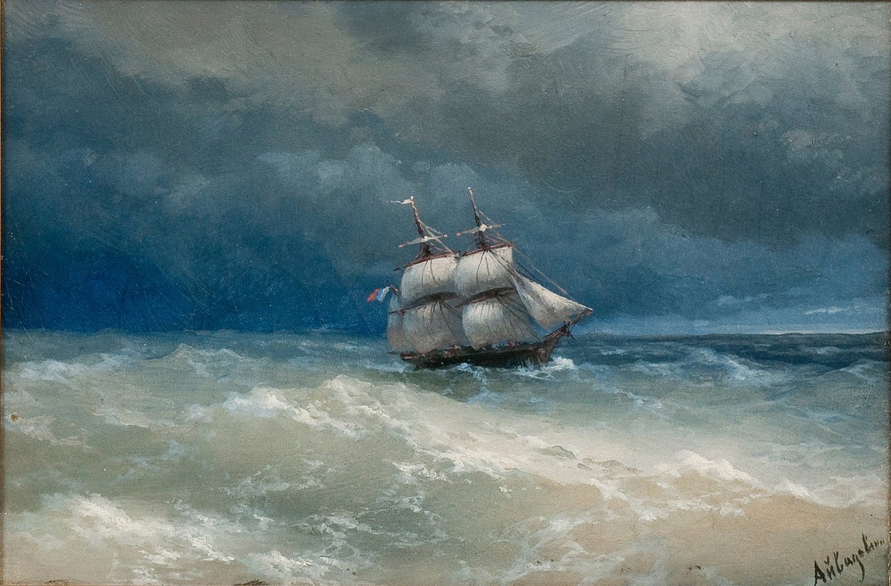 Myrskyinen meri tekijältä Ivan Konstantinovich Aivazovsky