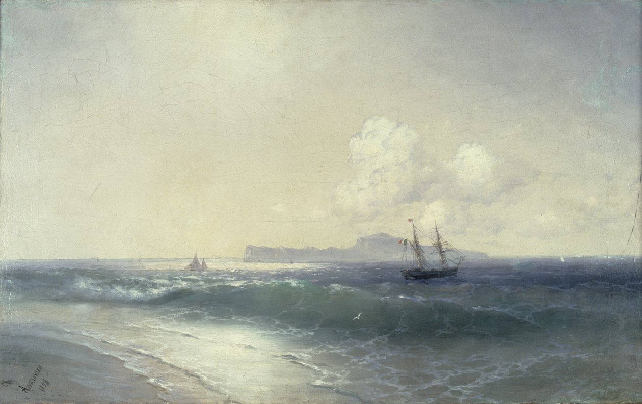 Tallinnan satama, 1898 tekijältä Ivan Konstantinovich Aivazovsky