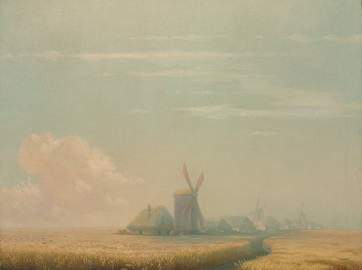 Ukrainan sato, 1857 tekijältä Ivan Konstantinovich Aivazovsky