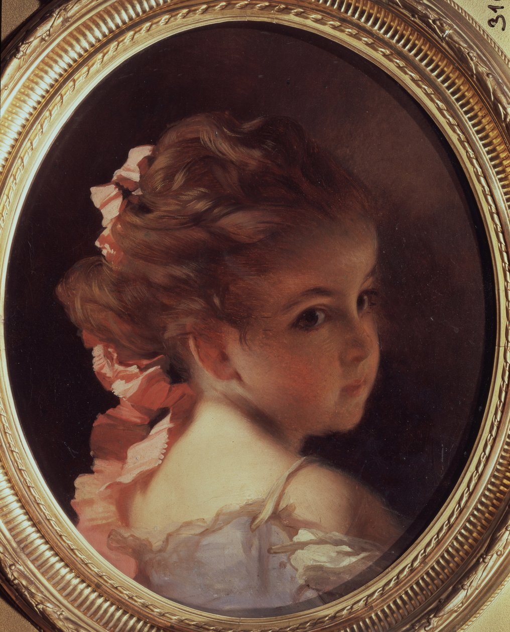 Tyttöjen pää, 1850-1860 tekijältä Ivan Kosmich Makarov