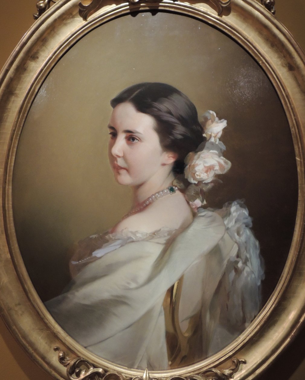 Jekaterina Fjodorovna Tyutchevan muotokuva 1835-1882, 1850-luvun puoliväli tekijältä Ivan Kosmich Makarov