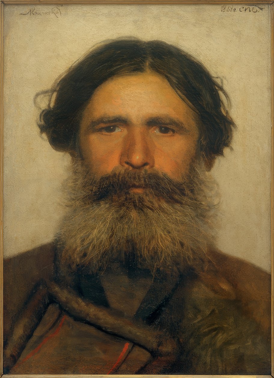 Maanviljelijän muotokuva tekijältä Ivan Nikolaevich Kramskoy