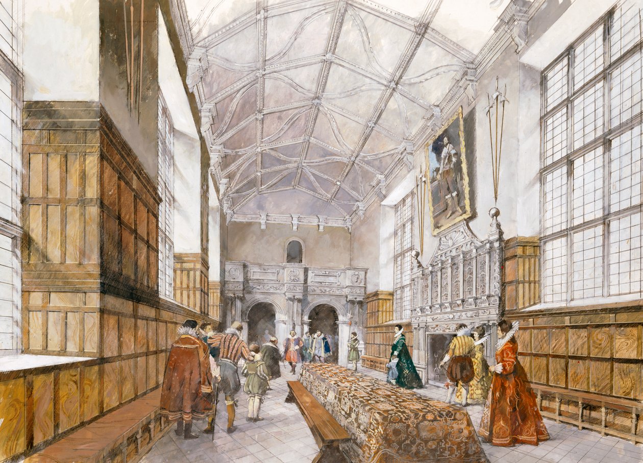 Kirby Hall, 1600-luvun alku, 1990-2010 tekijältä Ivan Lapper