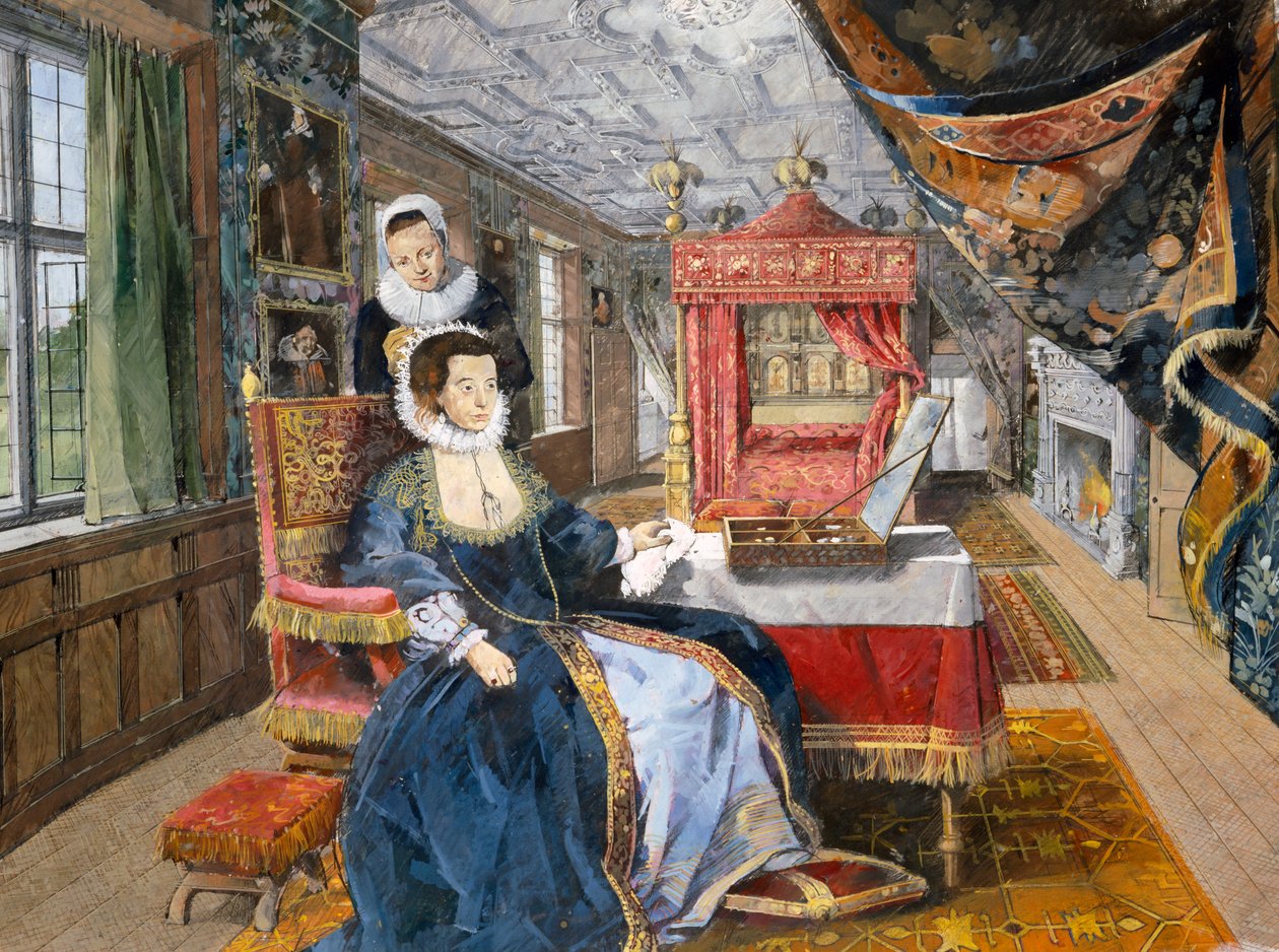 Kirby Hall, 1600-luvun alku, 1990-2010 tekijältä Ivan Lapper