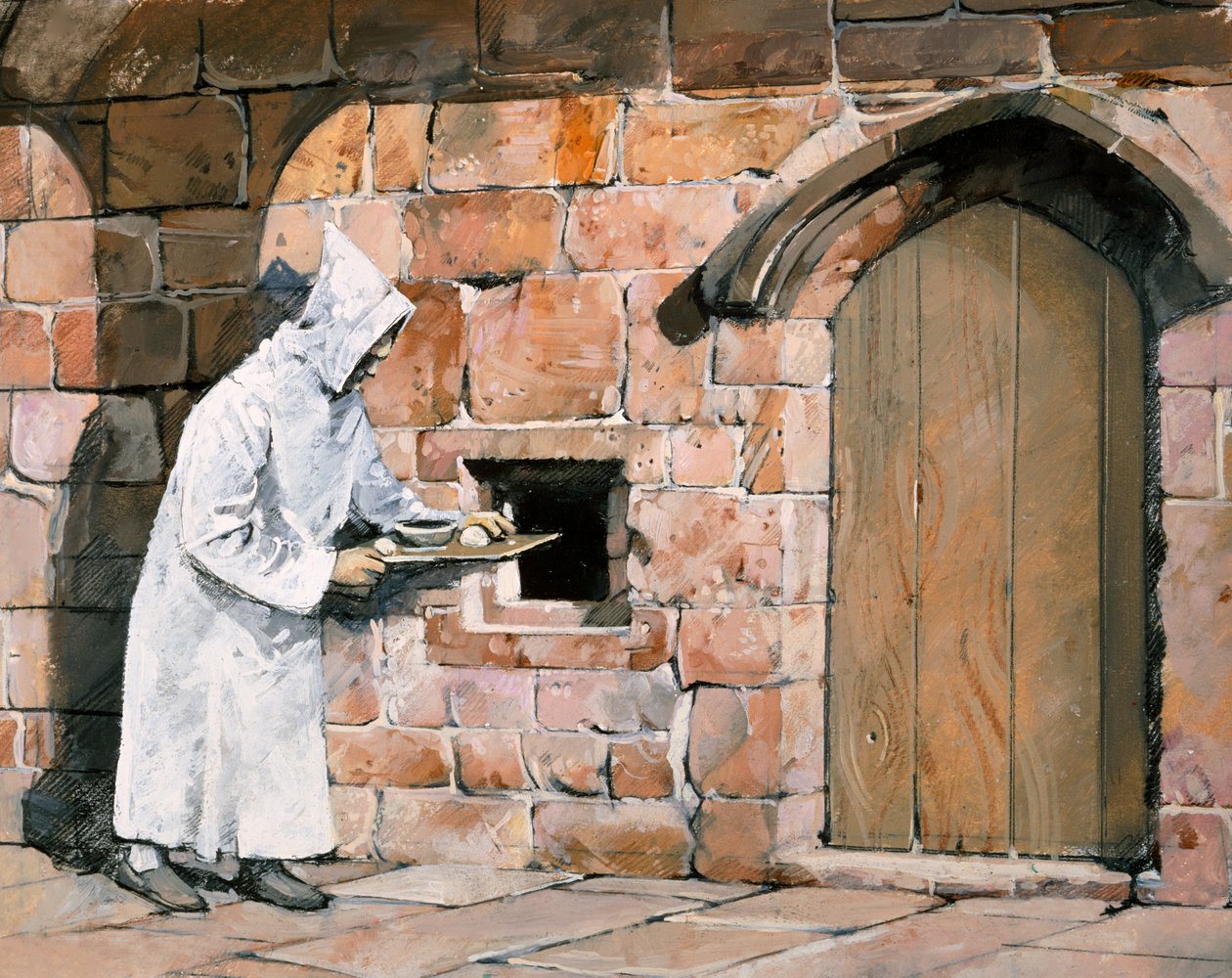 Monk, Mount Grace Priory, 1300-luku, 1990-2010 tekijältä Ivan Lapper