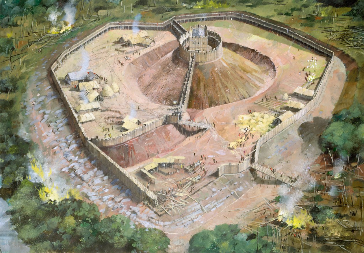 Pickeringin linna, 1100-luku, n. 1990-2010 tekijältä Ivan Lapper