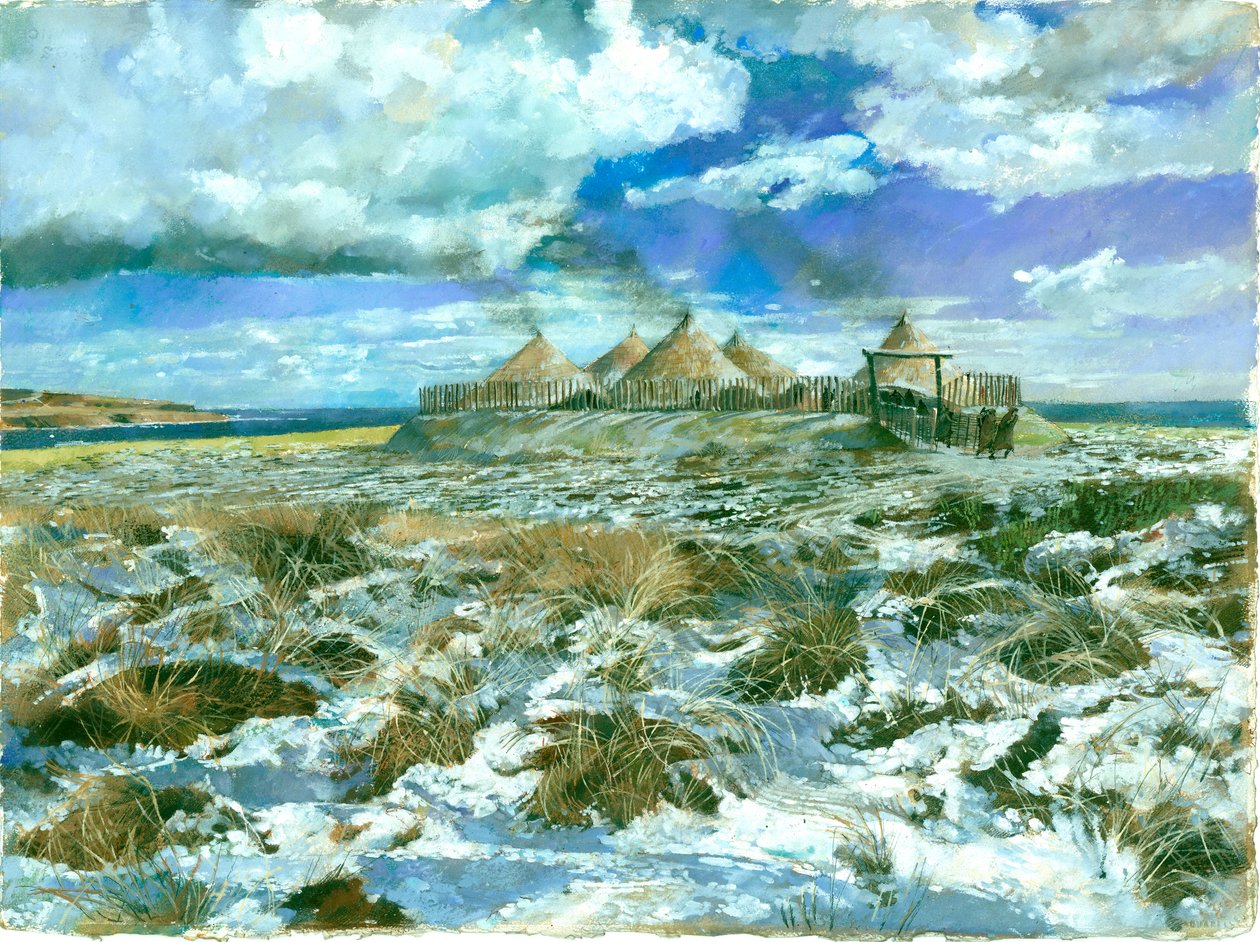 Scarboroughin rautakauden siirtokunta, 5. vuosisadalla eKr., n. 1990-2010 tekijältä Ivan Lapper