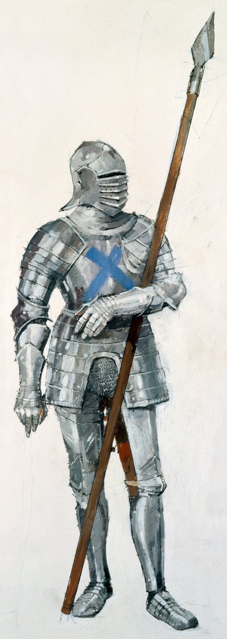 Skotlantilainen sotilas, Battle of Flodden Field, 1513, c1990-2010 tekijältä Ivan Lapper