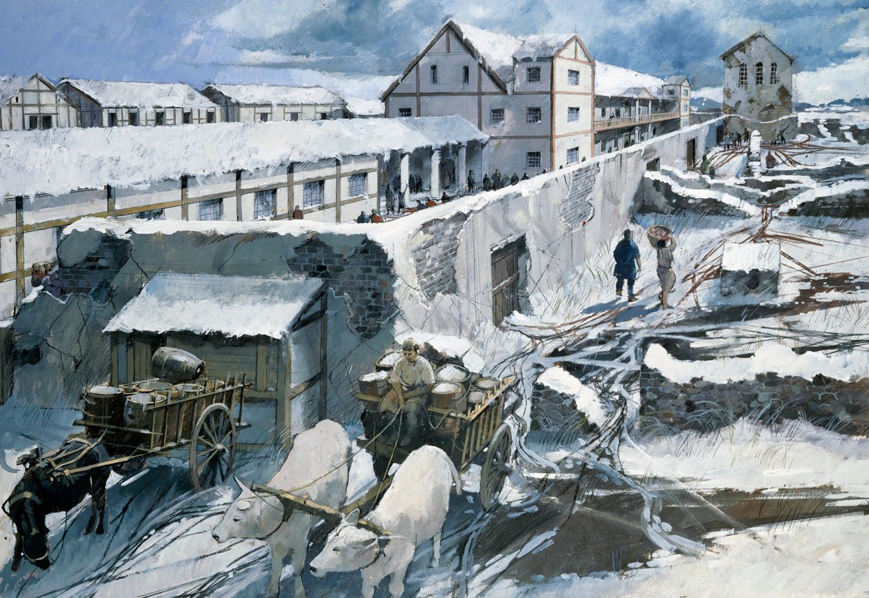 Wroxeterin roomalainen kaupunki, 200-luku, 1990-2010 tekijältä Ivan Lapper