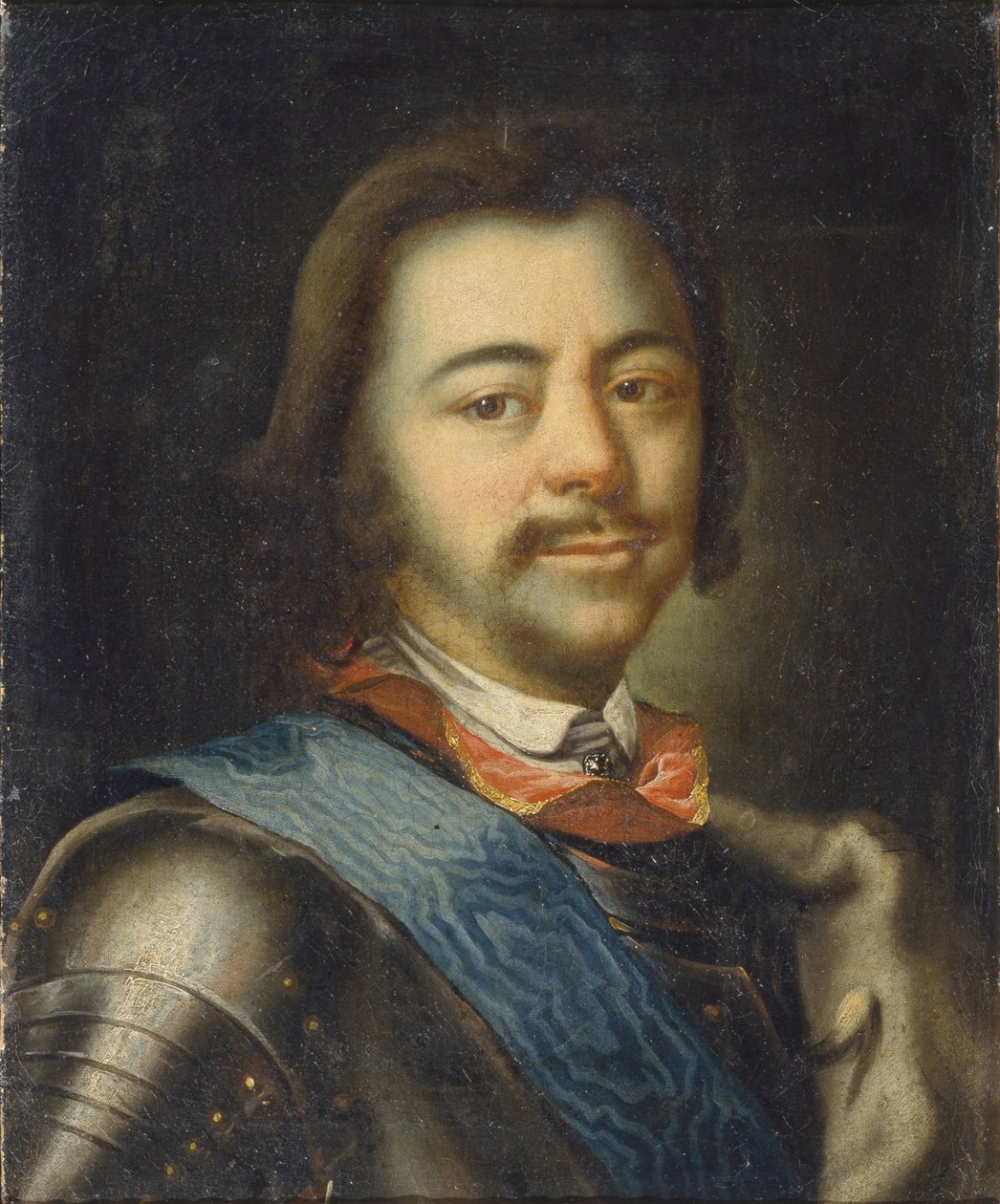 Keisari Pietari I Suuren muotokuva 1672-1725, 1700-luvun alku. tekijältä Ivan Nikitich Nikitin