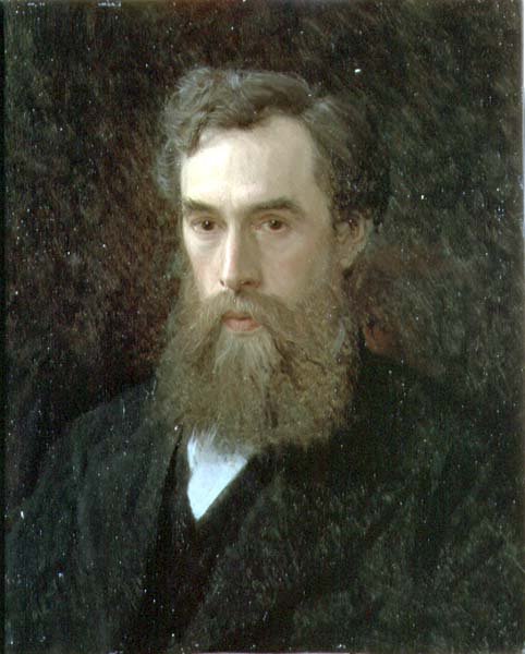 Pavel Mihailovich Tretjakovin (1832-98) muotokuva 1876 tekijältä Ivan Nikolaevich Kramskoy
