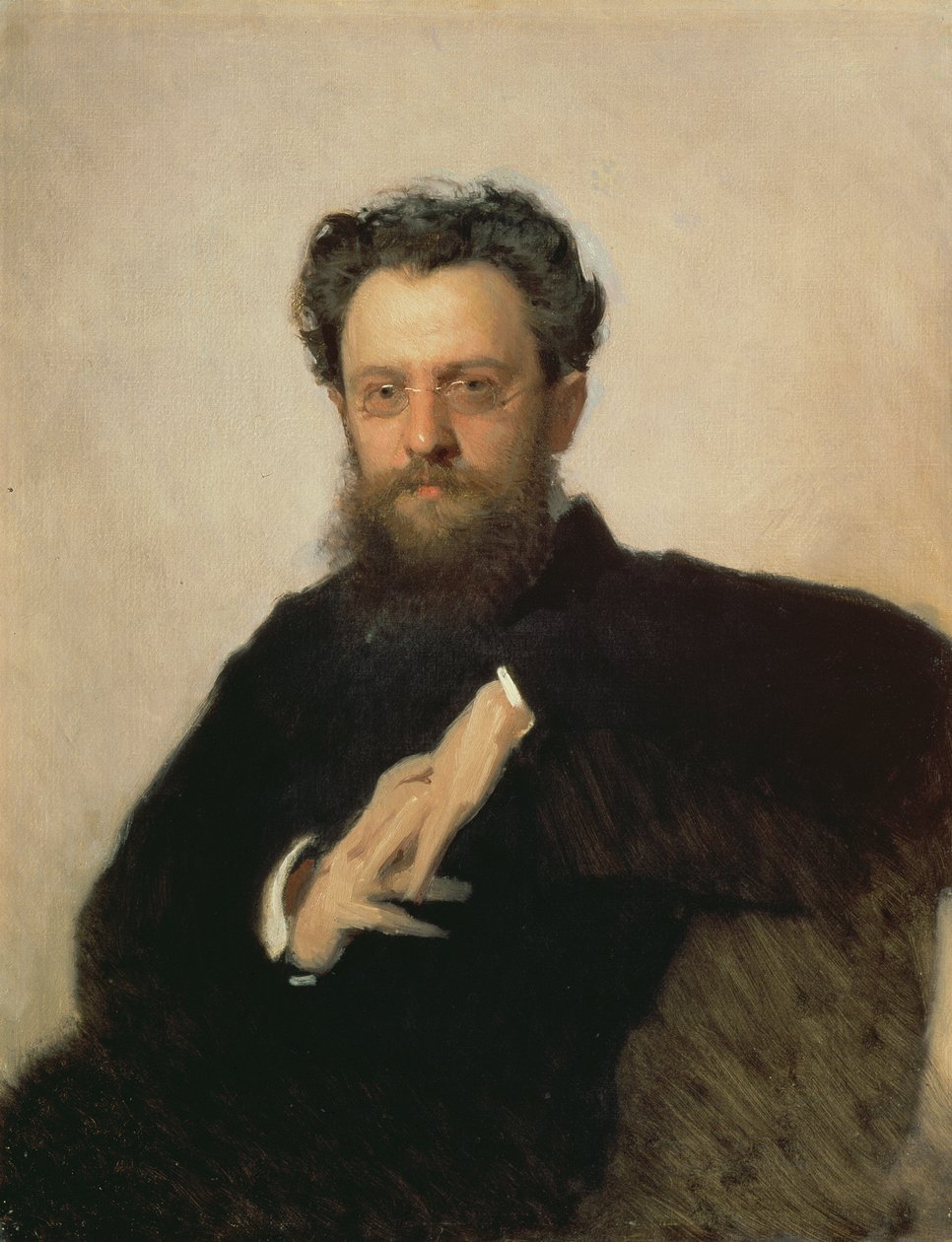 Professori A. Prachovin (1846-1916) muotokuva, 1879 tekijältä Ivan Nikolaevich Kramskoy