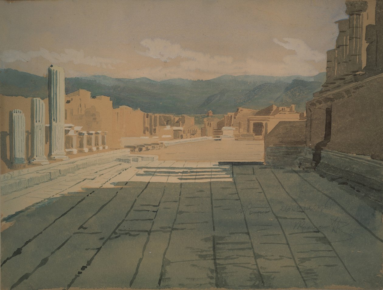 Pompeji, 1876 tekijältä Ivan Nikolaevich Kramskoy