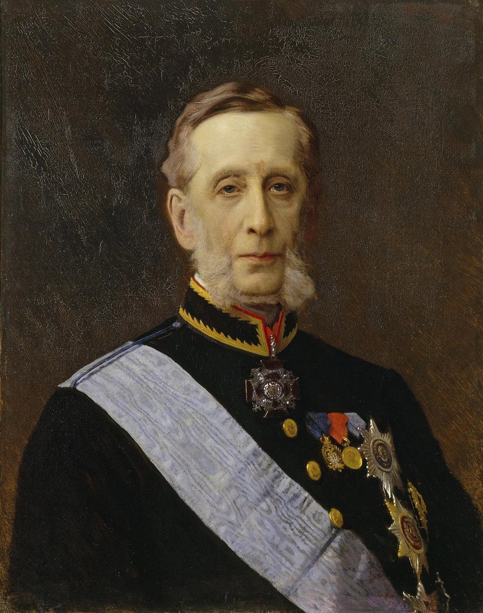 Kreivi Pjotr Aleksandrovitš Valujevin muotokuva 1815-1890, 1880 tekijältä Ivan Nikolaevich Kramskoy