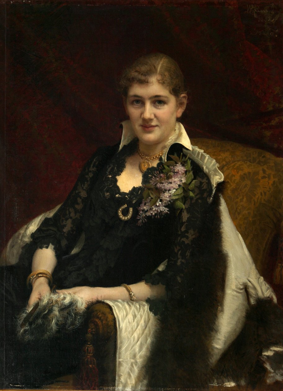 Muotokuva Y.A. Voeykova, 1882 tekijältä Ivan Nikolaevich Kramskoy