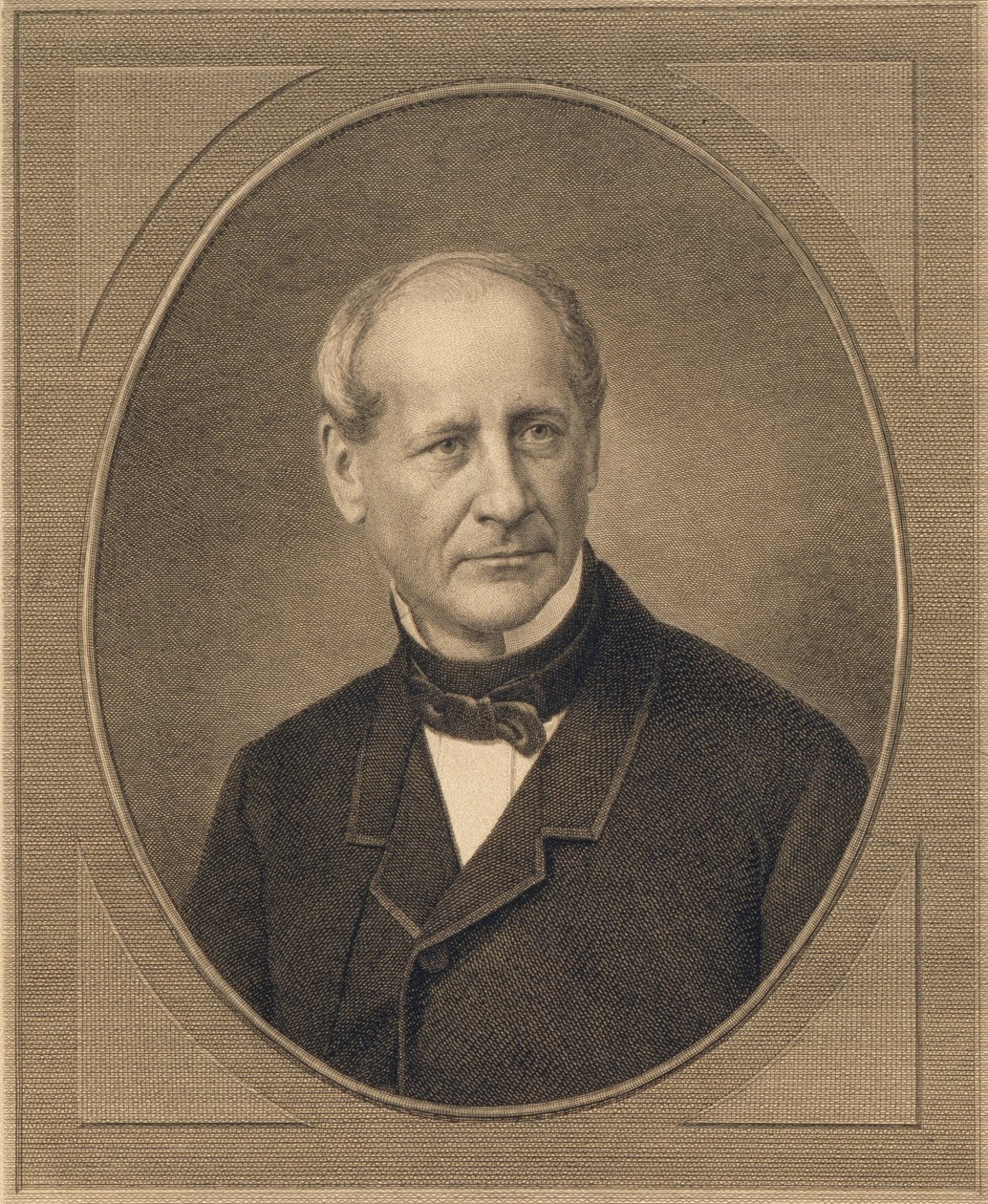 Muotokuva kreivi Modest Andrejevitš von Korffista 1800-1876, 1876 tekijältä Ivan Petrovich Pozhalostin