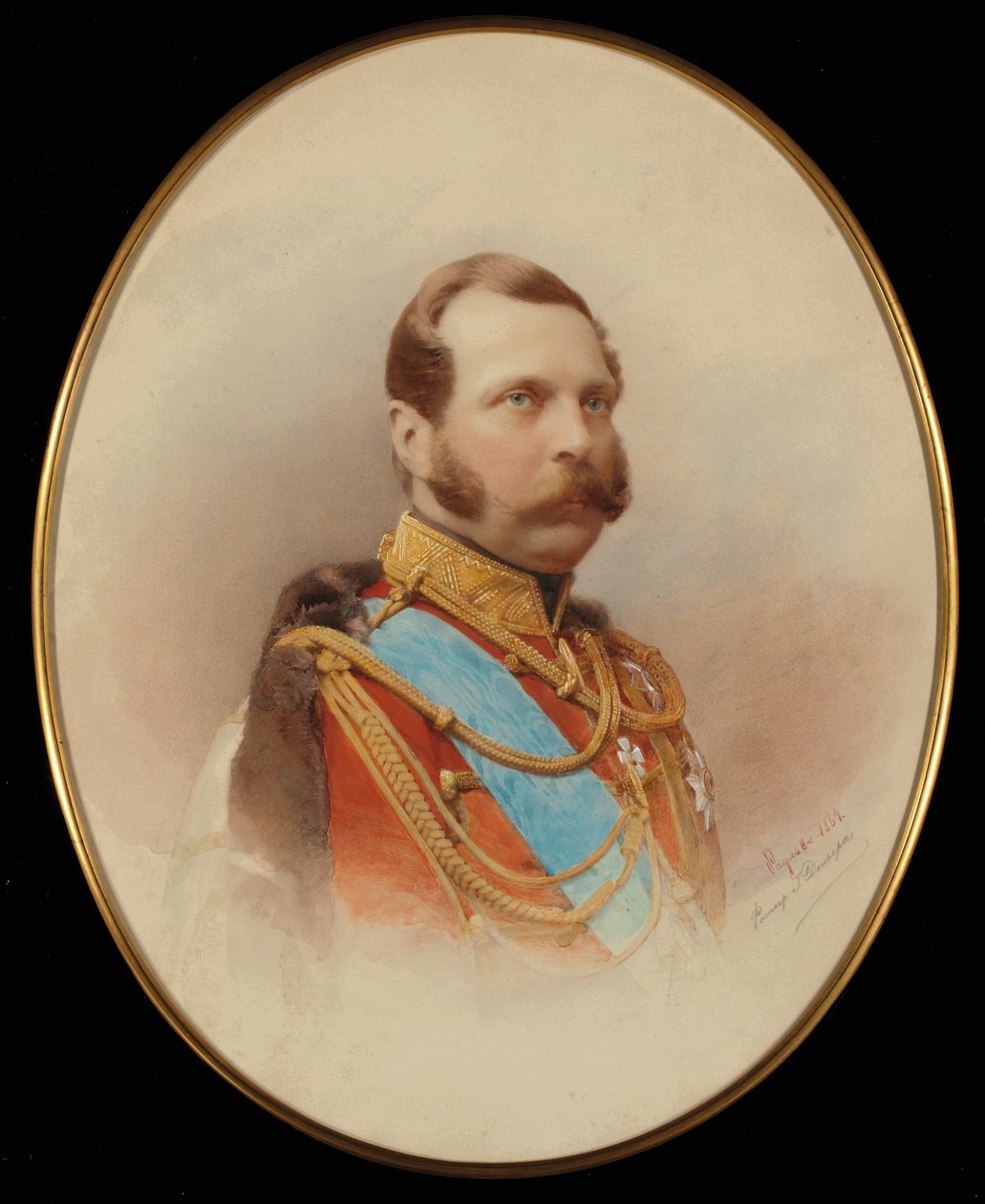 Aleksanteri II:n (1818-1881) muotokuva tekijältä Ivan Raulov