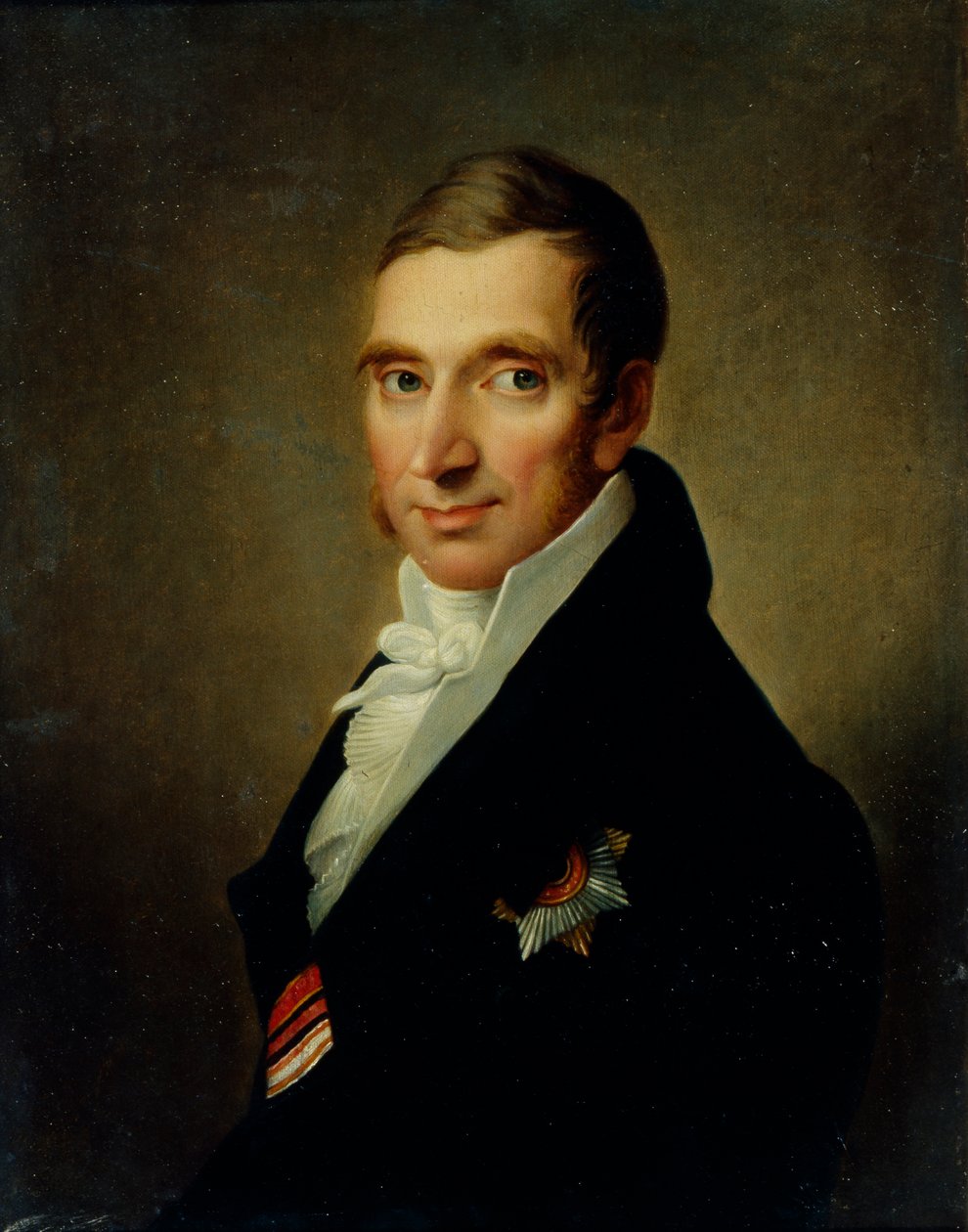 Retrat del metge Johann-Georg von Ruehl 1768-1846, 1823 finlandès tekijältä Ivan Vasilyevich Luchaninov