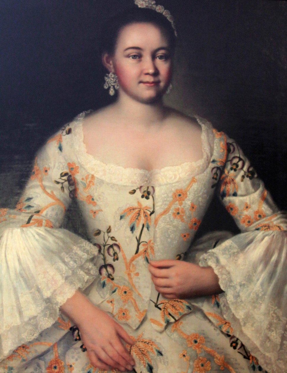 Stepanida Stepanovna Yakovleva, c1757-k1761 tekijältä Ivan Vishnyakov