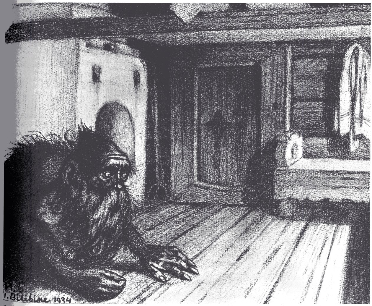 Talot, 1934 tekijältä Ivan Yakovlevich Bilibin