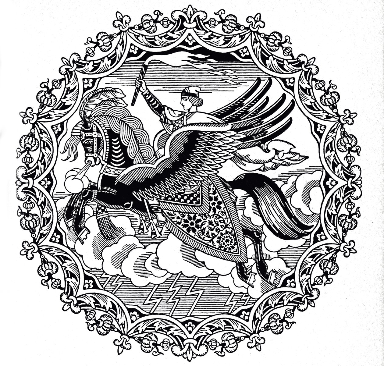 Ilja Muromets, 1934 tekijältä Ivan Yakovlevich Bilibin