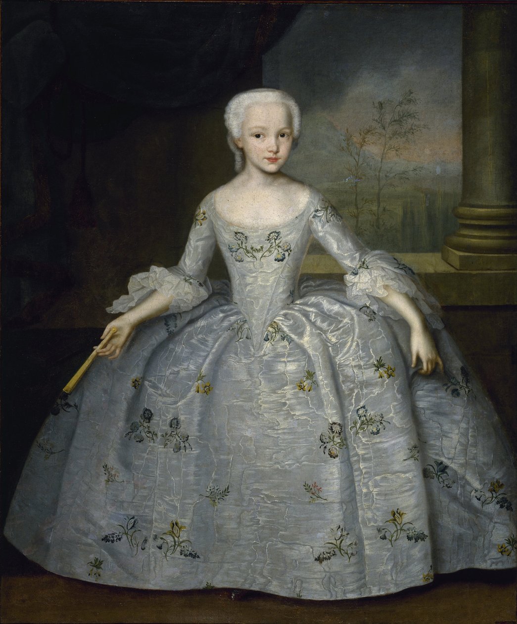 Sarah Eleanore von Fermorin muotokuva, n. 1750 tekijältä Ivan Yakovlevich Vishnyakov