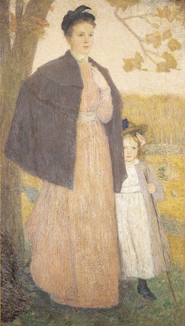 A Autumn StrollnDeutsch: Ein Herbstbummeln tekijältä J. Alden Weir