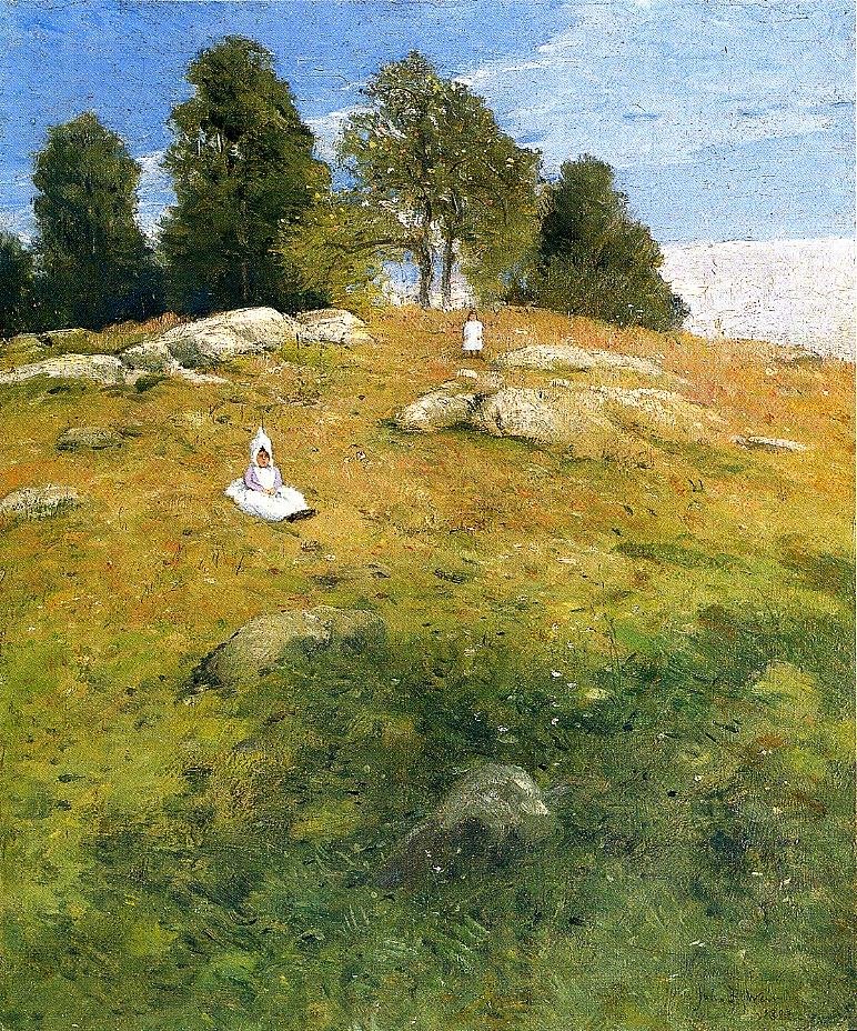Kesä -iltapäivä, Shinnecock -maisema tekijältä J. Alden Weir