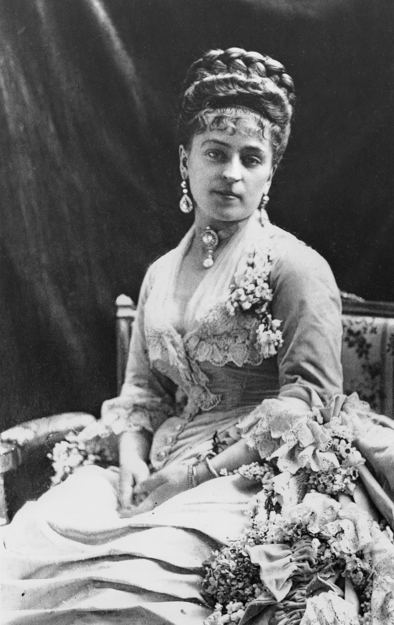 Blanche Adeline Piersonin muotokuva tekijältä J. E. Tourtin