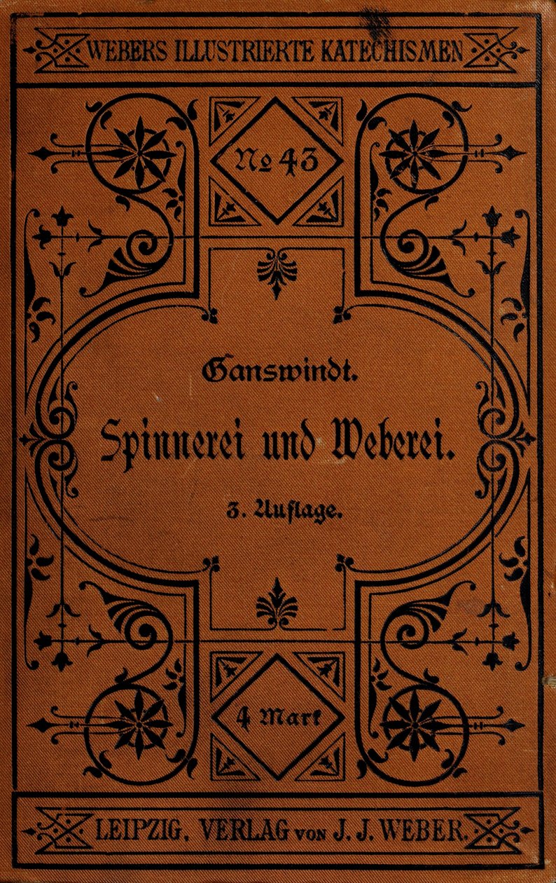 Einband von Nr. 43 aus der Reihe Webers Illustrierte Katechismen tekijältä J. J. Weber