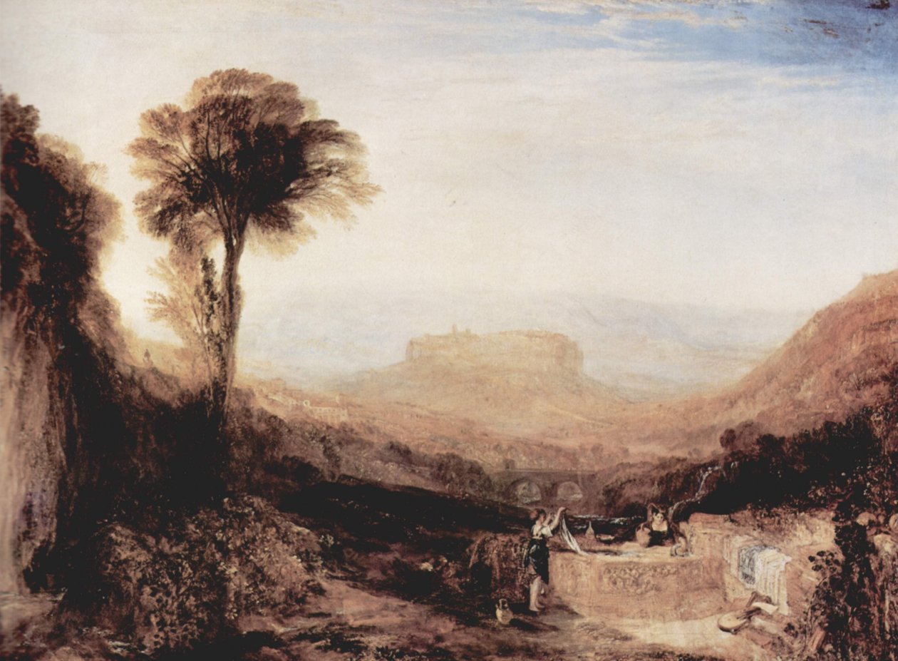 Ansicht von Orvieto tekijältä Joseph Mallord William Turner
