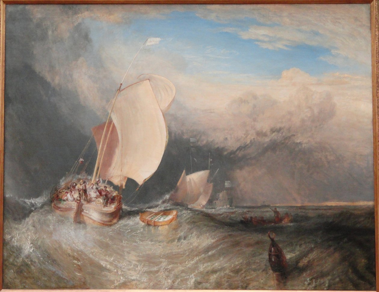 Kalastusveneet Huckstersin kanssa Kalaneuvottelut tekijältä Joseph Mallord William Turner
