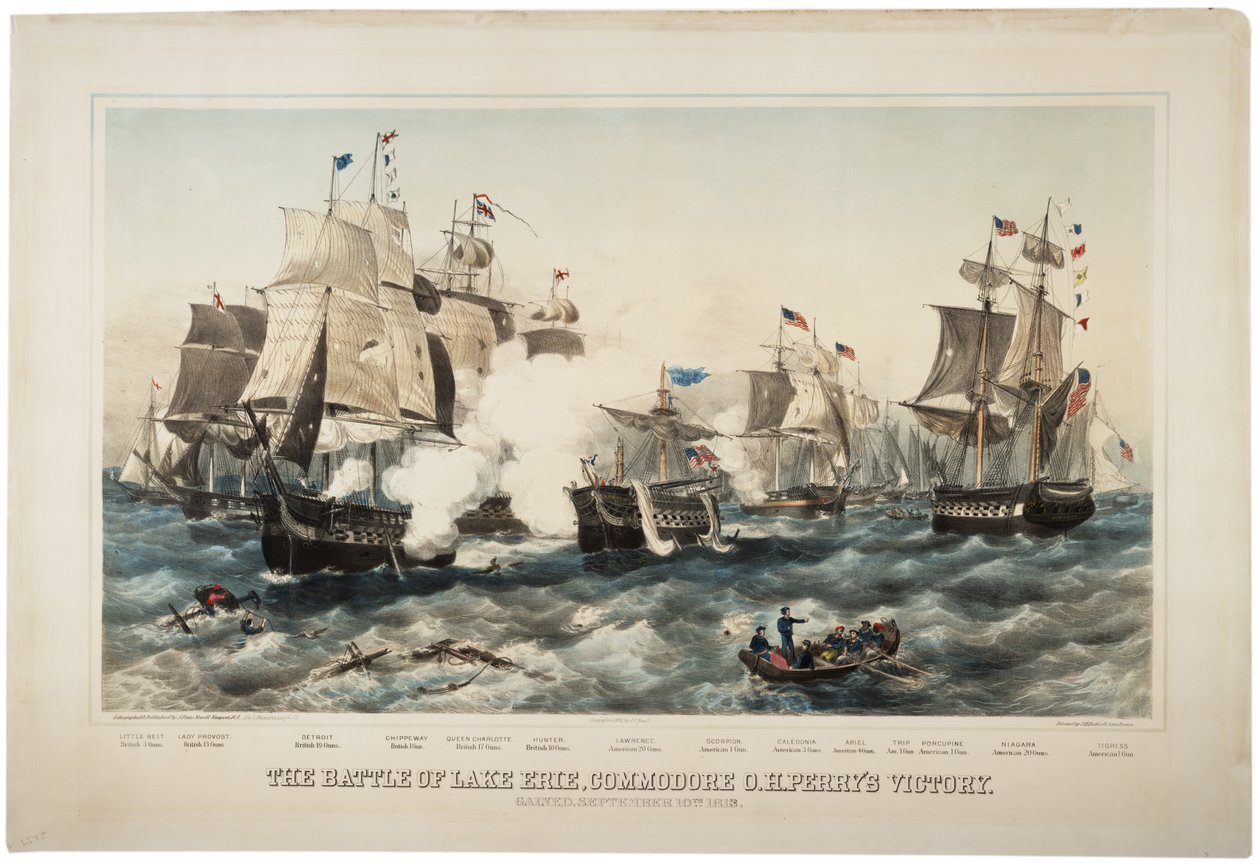 Erie-järven taistelu, Commodore O.H. Perrys Victory, 1878 tekijältä J. P. Newell