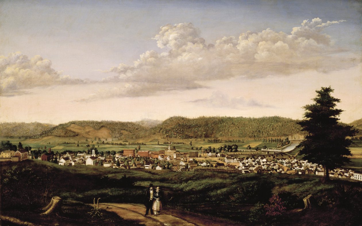Kohtaus Corningista, New York tekijältä J. S. Jennings