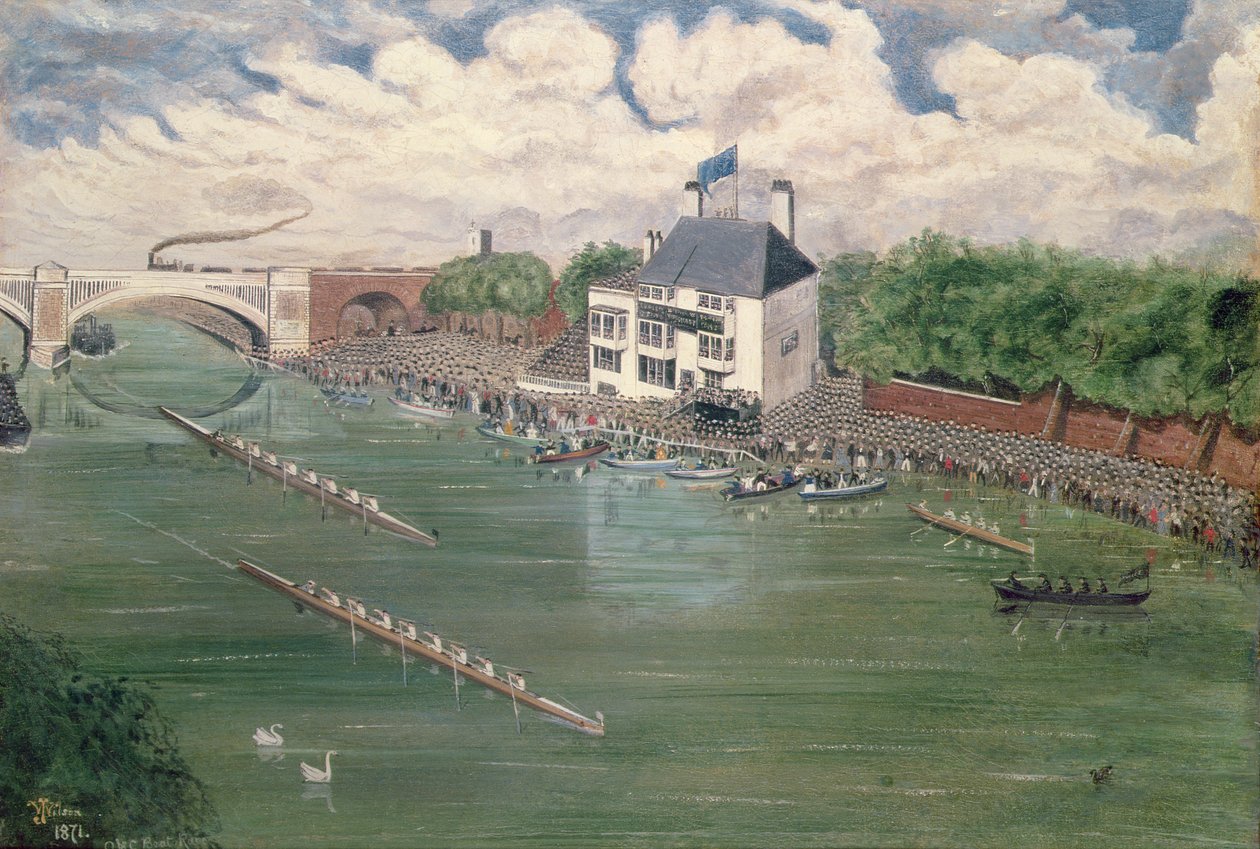 Oxford and Cambridge Boat Race, 1871 tekijältä Lieutenant Colonel J. Wilson