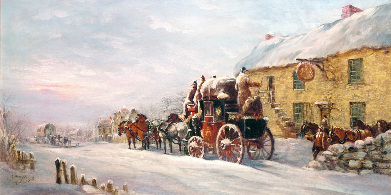 Lavavalmentaja tavernan ulkopuolella, Bath 1819 tekijältä J.C. Maggs