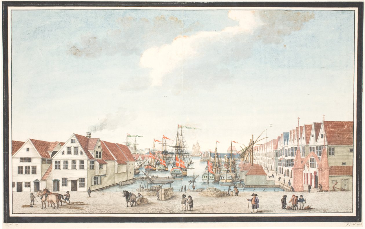 Panimo Bergenissä tekijältä Johan Christian Dahl