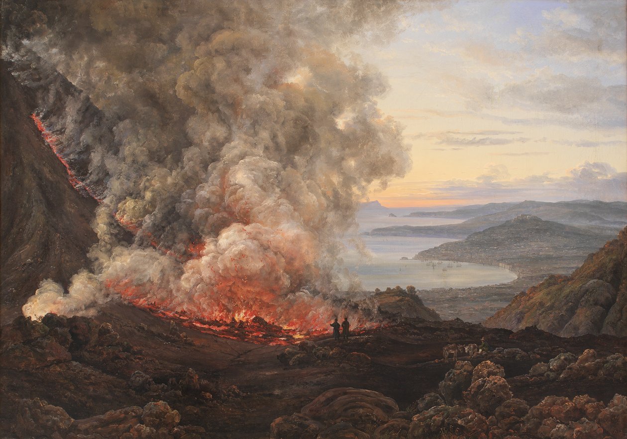 Vesuviuksen tulivuoren purkaus tekijältä Johan Christian Dahl
