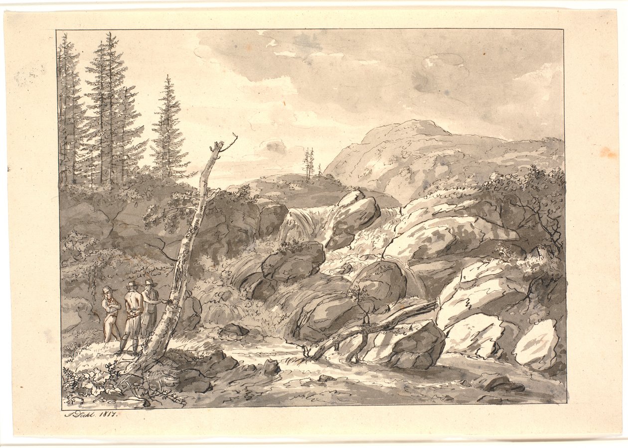 Vesiputous tekijältä Johan Christian Dahl