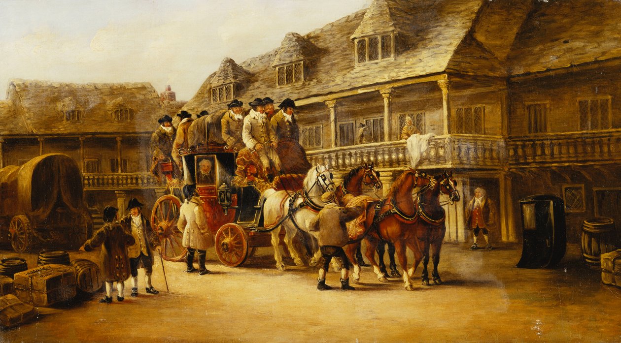 Nousu linja-autoon Lontooseen, 1879 tekijältä J.C. Maggs