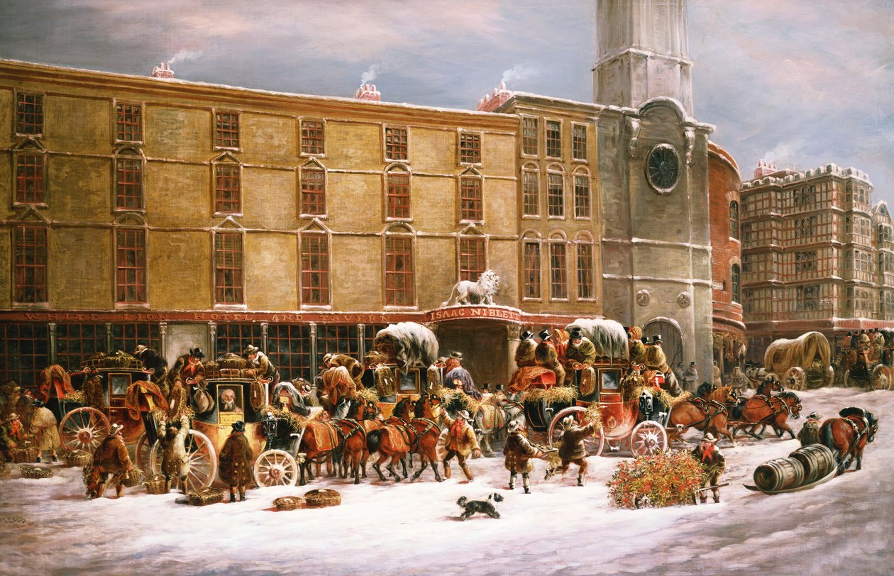 The White Lion Hotel and Tavern, Bristol, 1873 tekijältä J.C. Maggs
