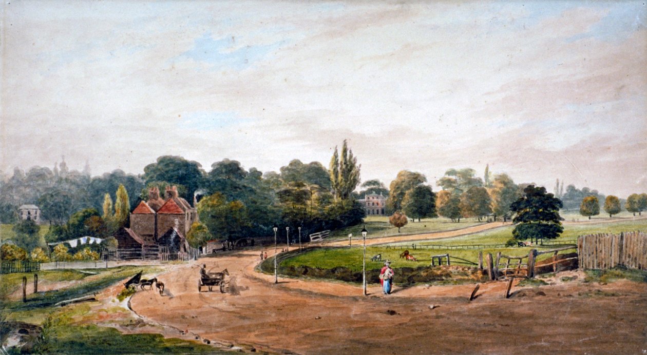 Lordship Lane, Camberwell, Lontoo, 1860 tekijältä JC Mandy