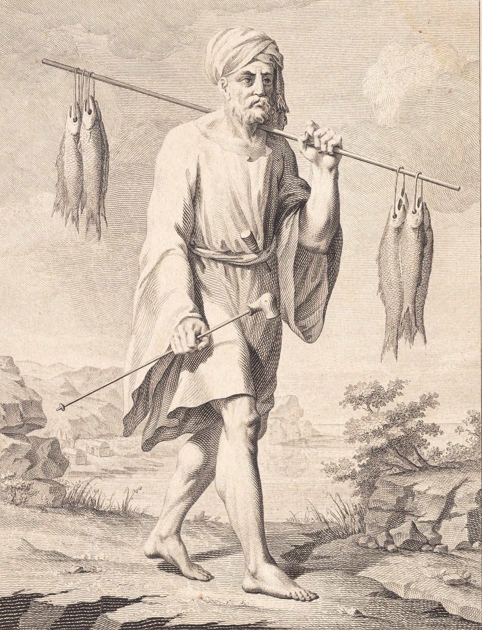 Arabilainen kalastaja tekijältä J.F. Clemens