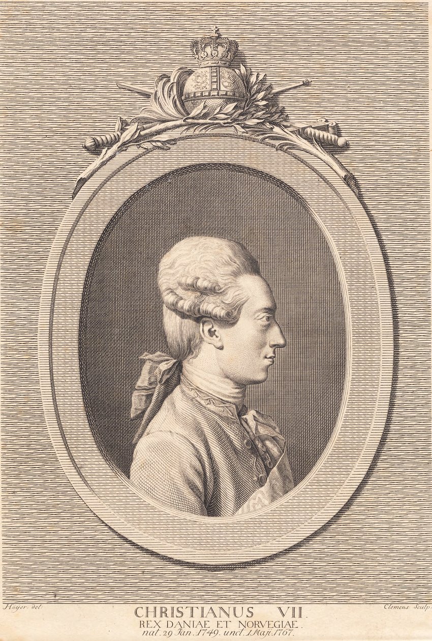 Kong Christian VII tekijältä J.F. Clemens