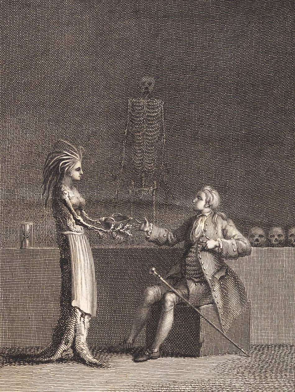 Niels Klim anatomian kammiossa tekijältä J.F. Clemens